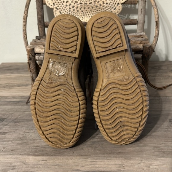 EUC! BLUE SUEDE SHOES HUEY TODDLER FLEECE LINED LACE UP DUCK BOOTS - Picture 11 of 13